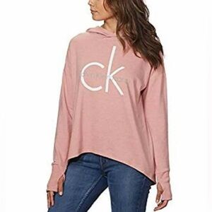 Calvin Klein Jeans Womens Lightweight Relaxed Fit Hoodie
